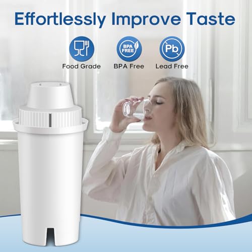 Pitcher Water Filter Replacement for Brita® Standard Water Filter (3 Count)