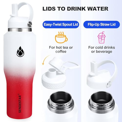 40oz Stainless Steel Water Bottle