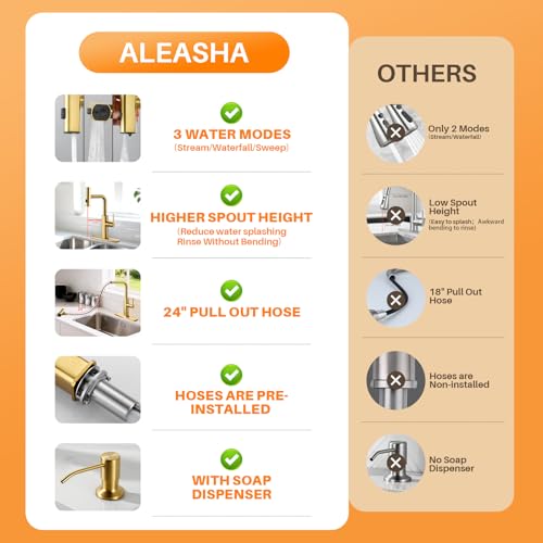 Kitchen Faucet with Pull Down Sprayer