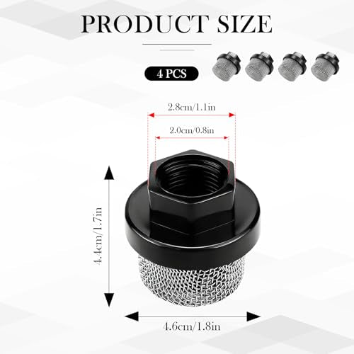 4Pcs Hose Inlet Strainer Filter