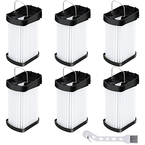 6 Pack Replacement Fabric Filter Compatible with Shark Cordless (6 Count)