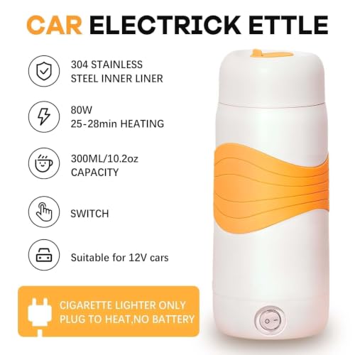 Car Electric Kettle 300ml