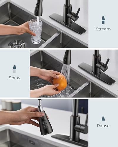 Kitchen Faucet with Soap Dispenser
