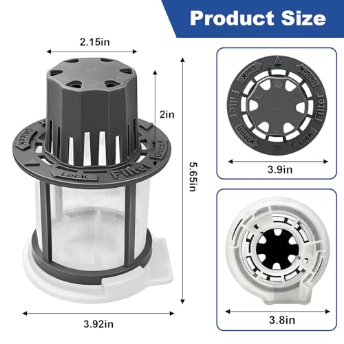 WD49X24057 Dishwasher Ultra Fine Filter Kit Fit for GE Hotpoint