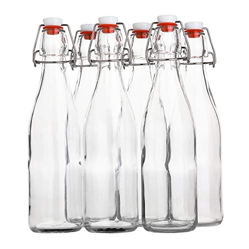 Flip Top Glass Bottle [16 fl. oz. (6 Count)