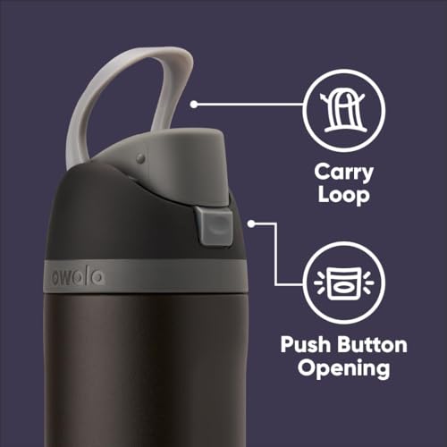 Marvel FreeSip Stainless Steel Water Bottle 24 oz Black Panther