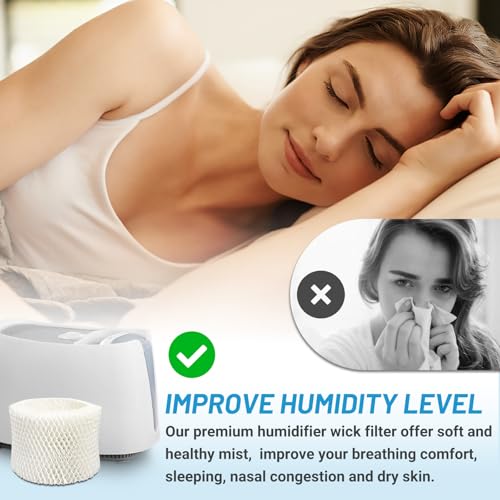 4 Pack HAC 504 Humidifier Filters for Honeywell Humidifier HAC