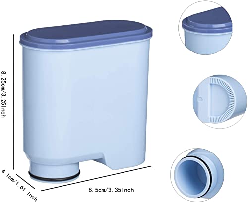 Coffee Machines Water Filter Compatible with Philips Saeco AquaClean 4Pack (4 Count)