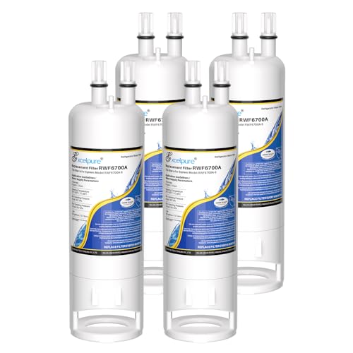 WHR1RXD1 Refrigerator Water Filter Replacement for EDR1RXD1 (4 Count)