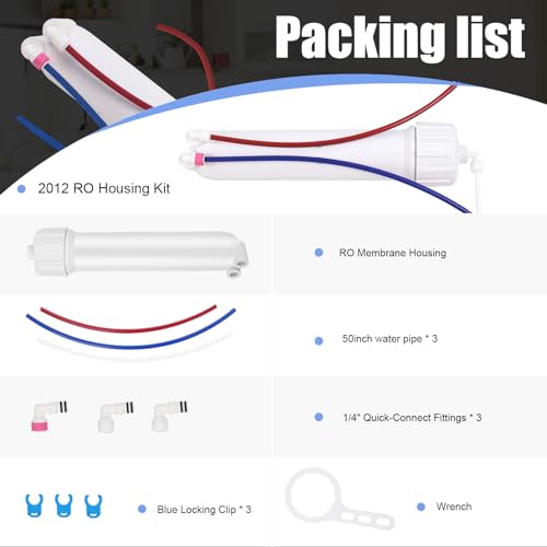 1812 2012 Reverse Osmosis Membrane Housing Kit