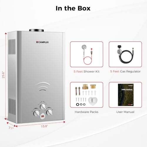 CAMPLUX Tankless Water Heater