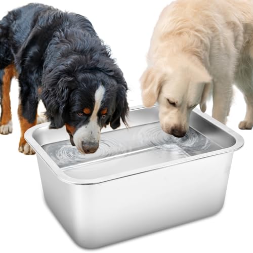 4 Gallon Large Dog Water Bowl