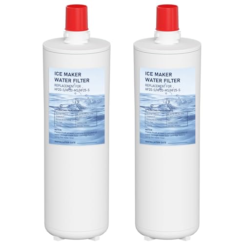 HF20-S HF20-MS HF25-S Water Filter Replacement Compatible with 3M High Flow Series Cartridge HF20-S, 5615103/HF20-MS, 5615109/HF25-S,5615203, Water Filtration System 2-Packs (2 Count)