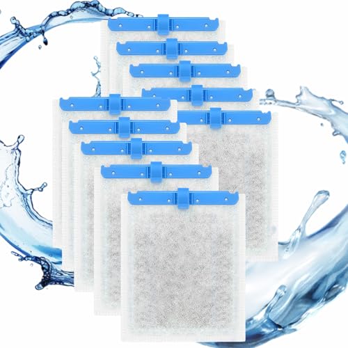 10 Pack Large Replacement Filter Cartridges Compatible for QuietFlow Power Filter Size 20 (10 Count)