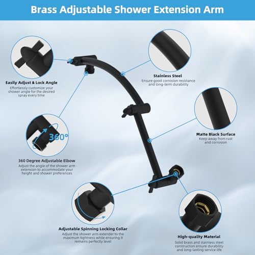All Metal 8'' Rain Shower Head