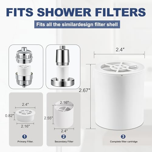 Shower Head Replaceable Filter Cartridge