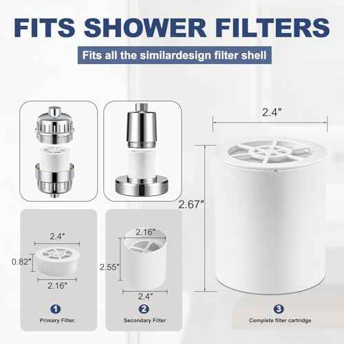 Shower Head Replaceable Filter Cartridge
