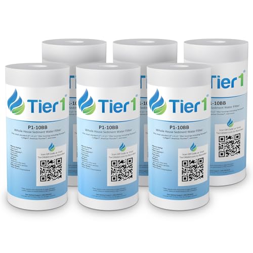 1 Micron 4.5" × 10" Sediment Water Filter (6 Count)