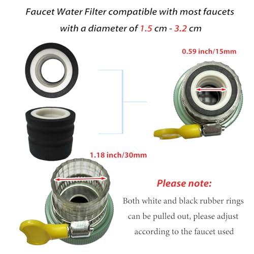 4 Pack Faucet Mount Filters (4 Count)