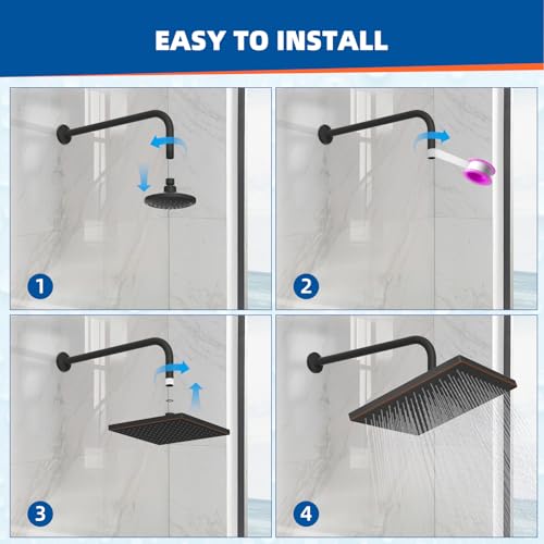 cUPC Certified High Pressure 12'' Shower Head