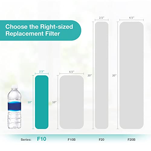 5 Micron 10" x 2.5" Whole House CTO Carbon Sediment Water Filter
