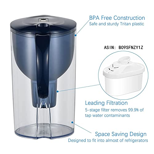 Alkaline Water Filter Pitcher with Filter