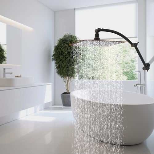 12'' Rain Shower Head with 16'' Extension Arm