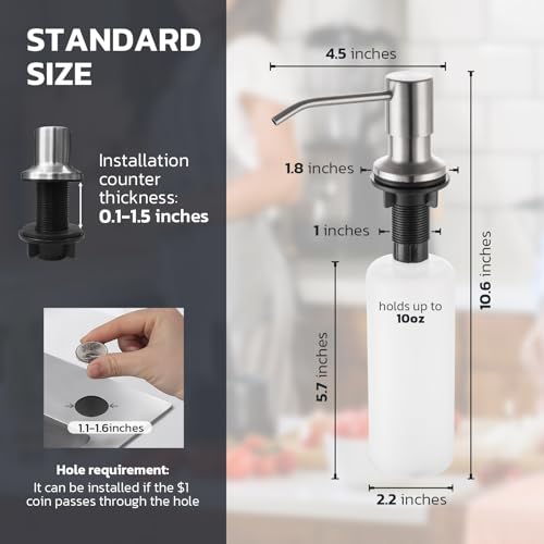 Kitchen Faucet with Soap Dispenser