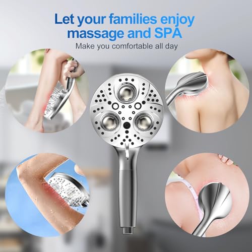 Filter Handheld Shower Head for Residual Chlorine Remove