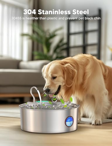 Dog Water Fountain for Large Dogs