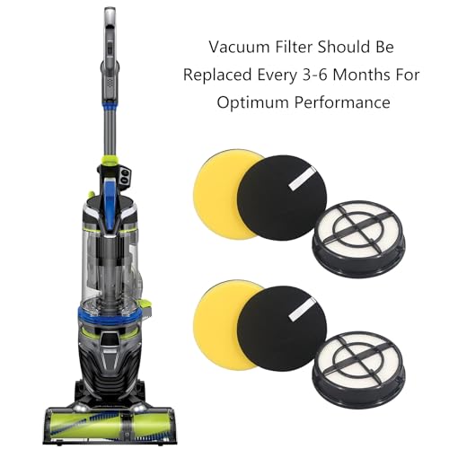 Replacement Filter Compatible with Bissell Pet Hair Eraser Turbo Rewind Vacuum (6 Count)