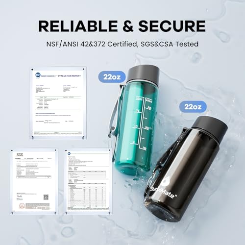 Purified Water Bottle for Camping