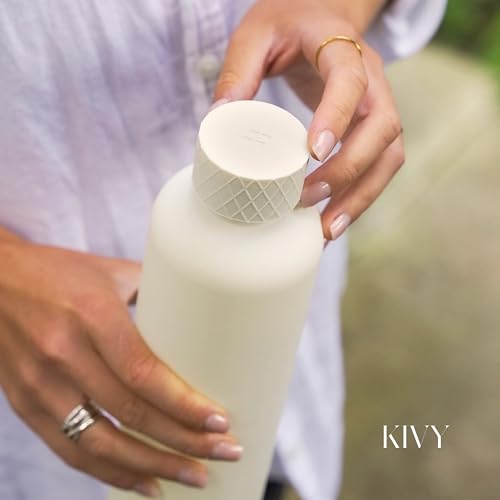 Slim Water Bottle 22oz [Lightweight & Shatterproof] Leak Proof Bottle for Women & Men