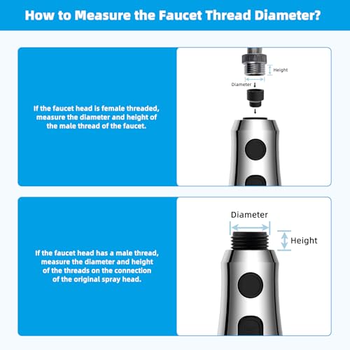 Pull Down Kitchen Faucet Head Replacement