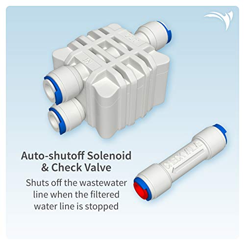 Twist-in 4-Stage RO/DI Aquarium Filter, 75 GPD