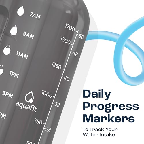 Half Gallon Water Bottle with Time Marker
