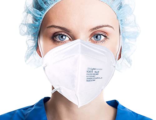 50 Pack White KN95 Face Masks for Adults and Kids (50 Count)