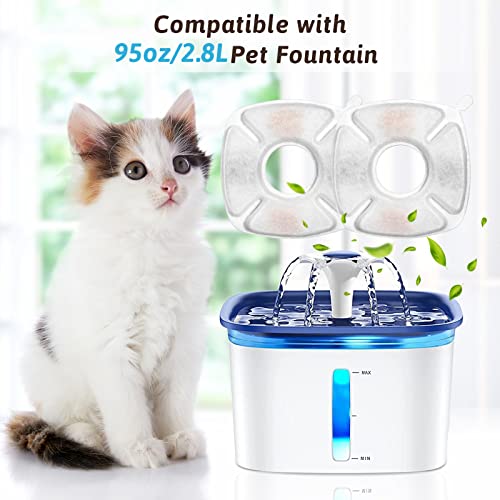 42 Pcs Cat Water Fountain Replacement Filters (42 Count)