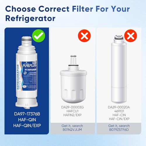 DA97 17376B NSF 53&42 Certified Water Filter Replacement for Samsung HAF (3 Count)