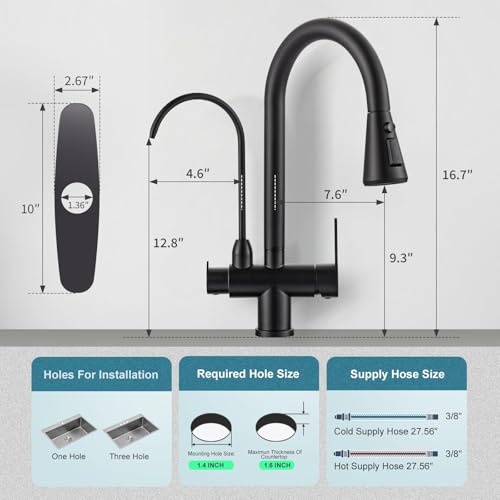 Kitchen Faucet with Water Filter Faucet