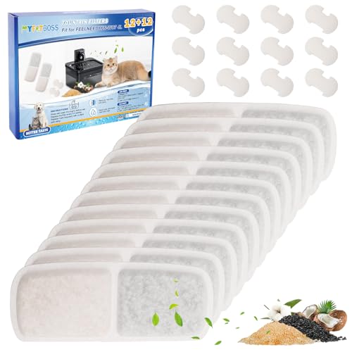 12+12 Pcs Filters Compatible with FEELNEEDY FN (24 Count)