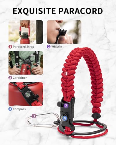 Water Bottle Insulated 40 oz with 3 Lids