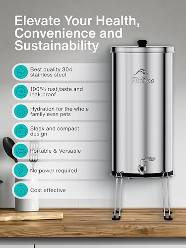 Superoo Countertop Gravity Water Filter System