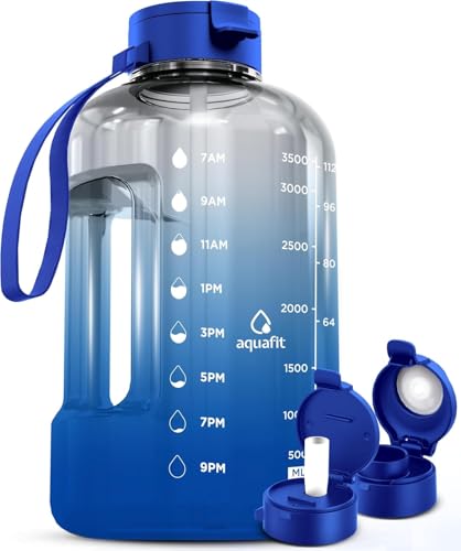 1 Gallon Water Bottle with Time Marker