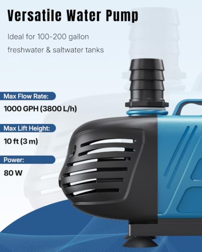 1000 GPH Submersible Water Pump