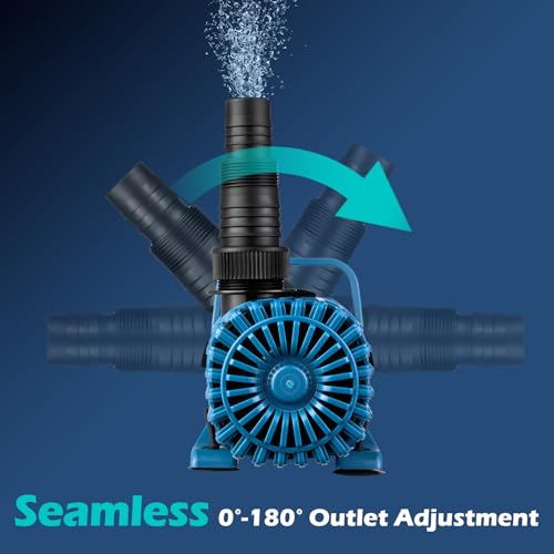 5300 GPH Pond Pump for Fish Pond Fountain & Waterfall