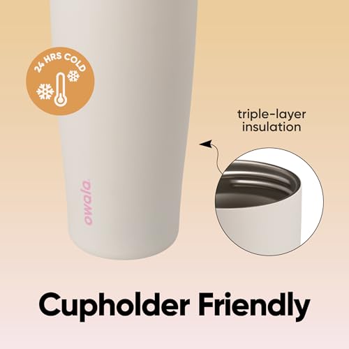 FreeSip Sway Insulated Stainless Steel Water Bottle with Two