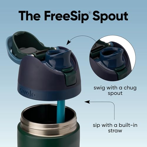 FreeSip Stainless Steel Water Bottle 24 oz Lost Signal