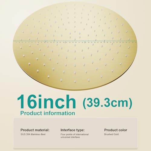 All Metal Rain Shower Head