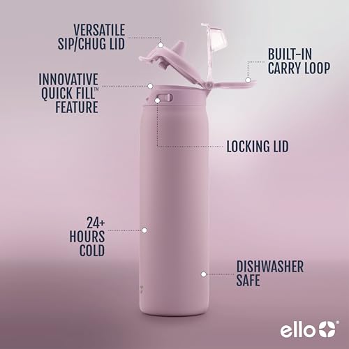 Pop & Fill 32oz Stainless Water Bottle